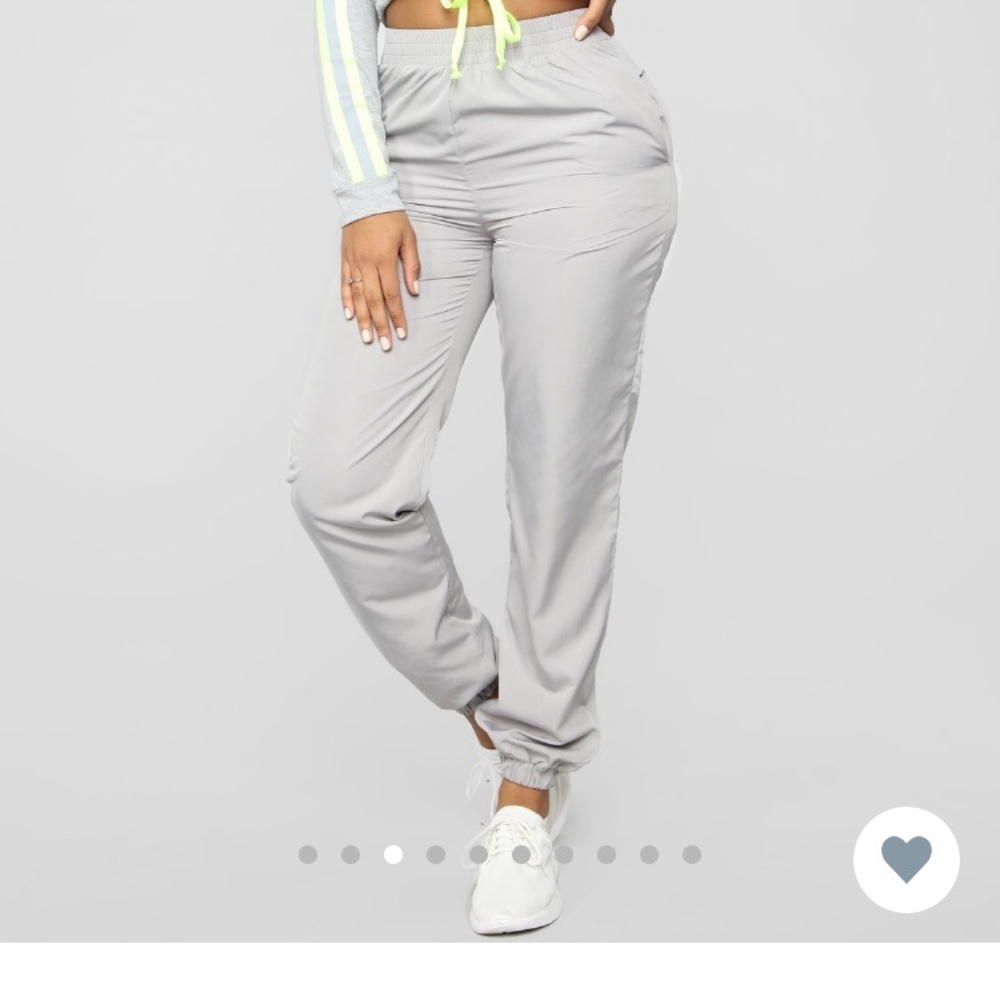 Fashion nova joggers grey large